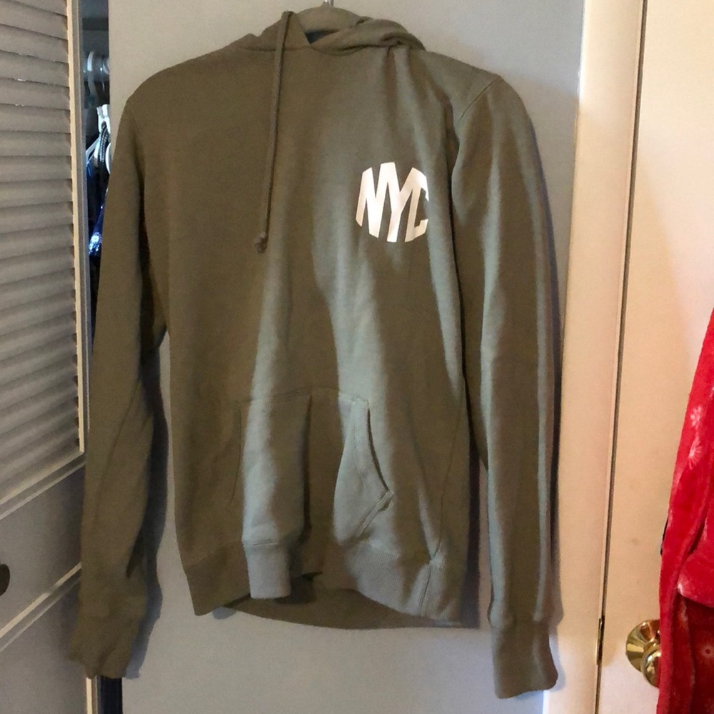 green NYC sweatshirt